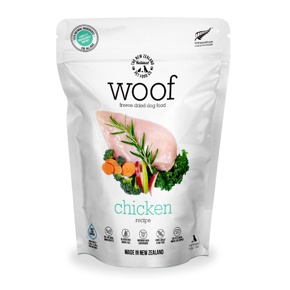 【WOOF】Chicken 280g & Beef 280g WOOF Chicken Freeze Dried Raw Dog Food 280g – WePets