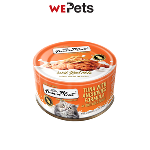 Fussie Cat Tuna with Anchovies Formula in Goat Milk Gravy (24 x 70g)