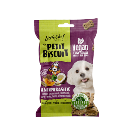 Little Chef Grain Free Petit Biscuit - Antiparasitic 100g