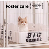Disposable Foldable Cat Litter Box XL | Waterproof Leak-Proof Portable Kitty Toilet Tray | Travel Friendly Eco Litter Bo