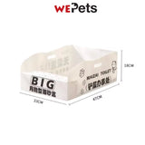 Disposable Foldable Cat Litter Box XL | Waterproof Leak-Proof Portable Kitty Toilet Tray | Travel Friendly Eco Litter Bo