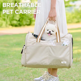 Korean-Style Pet Travel Carrier Bag – Portable Dog & Cat Tote for Outdoor & Car Use