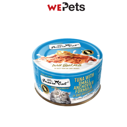 Fussie Cat Tuna with Small Anchovies Formula in goat Milk Gravy (24 x 70g)