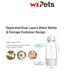 New Design Pet water bottle with storage container