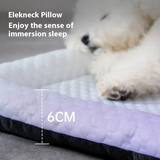 Cool Summer Gradient Purple Pet Cooling Bed – Breathable Ice Silk Dog Mat / Cat Bed for Hot Weather, Non-Slip