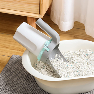 Cat Litter Scoopers with Poo Bag Cat Litter Dispenser
