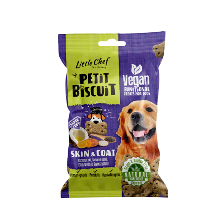 Little Chef Grain Free Petit Biscuit - Skin & Coat 100g