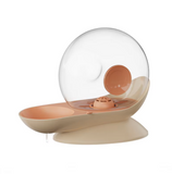 Snail design  Pet Auto water dispenser bowl for dogs and cat 2.8L  Pink