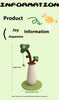 Money Tree Cat Scratching Post with Hanging Toy | Sisal Rope Cat Scratcher | Cute Cat Tree for Kittens & Adult Cats | 67