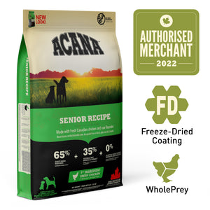 ACANA Heritage Freeze-Dried Coated Senior Dog Dry Food