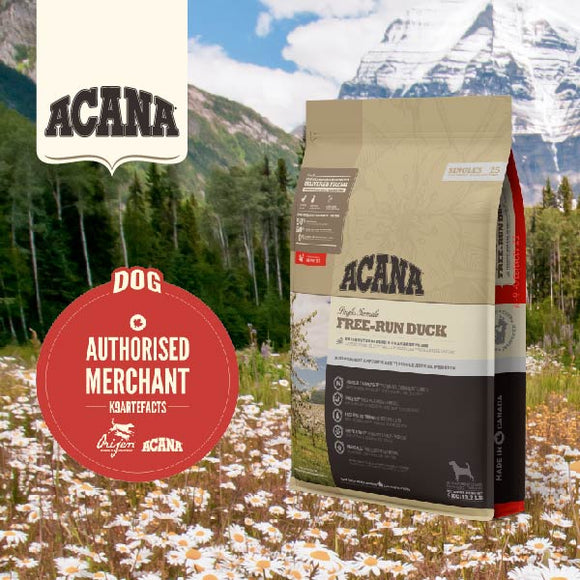 ACANA Singles Free-Run Duck Dog Dry Food