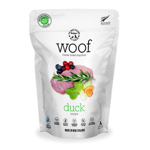 WOOF Duck Freeze Dried Raw Dog Food 280g
