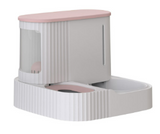 Dog and Cat storage feeder and water dispenser - Pink