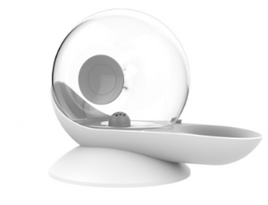 Pet snail design Auto water dispenser bowl for dogs and cat 2.8L  Grey