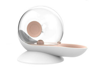 Pet snail design Auto water dispenser bowl for dogs and cat 2.8L  Pink