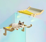 MewooFun wooden cat window hammock pet bed