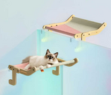 MewooFun wooden cat window hammock pet bed
