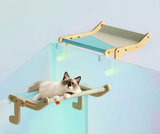 MewooFun wooden cat window hammock pet bed