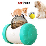 Dog Food dispenser cat tumble Toy Feeding toy