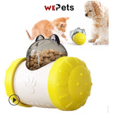 Dog Food dispenser cat tumble Toy Feeding toy