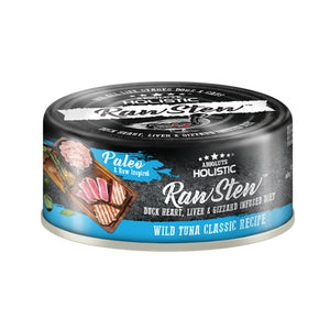 [24 cans] Absolute Holistic Raw Stew Wild Tuna Classic Canned Food 80g