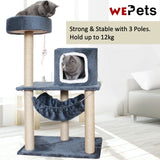 Cat Tree Playhouse Condo Scratch pole 100x60x40
