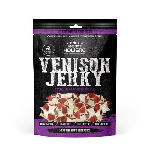 Absolute Holistic Venison Jerky (Sushi)Grain Free Dog Treats 100g
