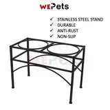 Elevated Pet Bowl Stainless Steel Feeding Bowl [Ready Stock]