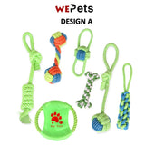 Dog Toy Rope toy 7pcs Set [Ready stock]