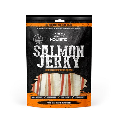 Absolute Holistic Salmon Jerky (Sandwich)Grain Free Dog Treats 100g