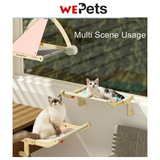 MewooFun wooden cat window hammock pet bed
