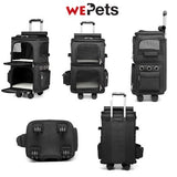 Foldable Double layer /storey Pet trolley for dogs/cats/small animals