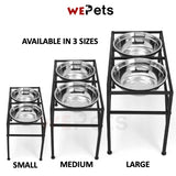 Elevated Pet Bowl Stainless Steel Feeding Bowl [Ready Stock]