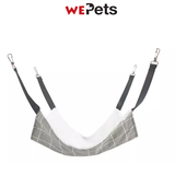 Cat Cage Hammock/ Reversible Breathable with Adjustable Straps and Metal Hooks Hammock Cat Bed