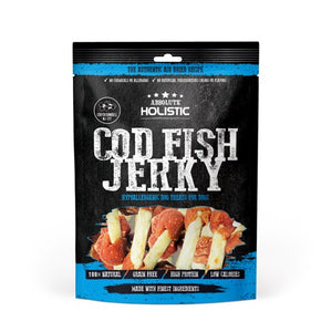 Absolute Holistic Codfish Jerky (Dumb Bell)Grain Free Dog Treats 100g
