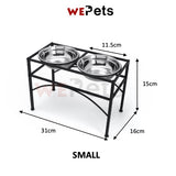 Elevated Pet Bowl Stainless Steel Feeding Bowl [Ready Stock]