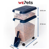 Airtight Pet Food storage container for Dog/cats kibbles 10L
