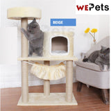 Cat Tree Playhouse Condo Scratch pole 100x60x40