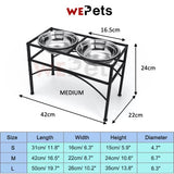 Elevated Pet Bowl Stainless Steel Feeding Bowl [Ready Stock]