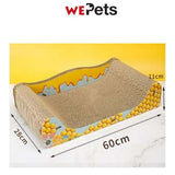 [Bundle of 2] Honey Bee Cat Scratch Board Scratcher Large Scratch Bed