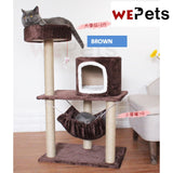Cat Tree Playhouse Condo Scratch pole 100x60x40