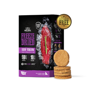 Absolute Holistic Patties Venison Grain-Free Freeze-Dried Dog Food 14oz