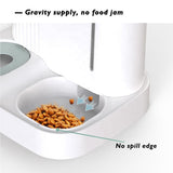 Dog and Cat storage feeder and water dispenser - Pink