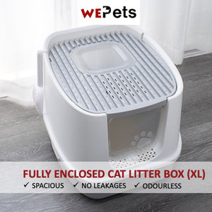Cat Litter Box Fully enclosed [XL Size]